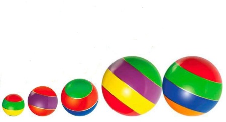 Купить Мячи резиновые (комплект из 5 мячей различного диаметра) в Няндоме 